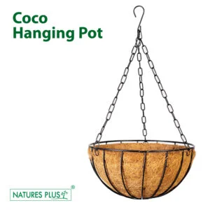 Coco Hanging Pot 10 Inch (Pack of 3)