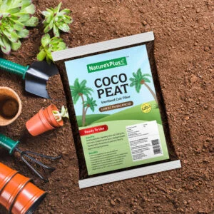 COCO PEAT Sterilized Coir Fiber LOW EC PH BALANCED 1kg (PACK OF 2)